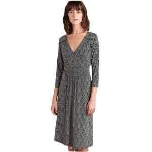 Anthropologie Maeve Galena Black White Midi Dress Size XS